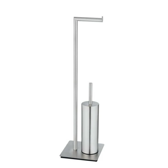 Wenko Stand WC-Garnitur Recco Edelstahl Satiniert 7 Wenko Stand WC-Garnitur Recco Edelstahl Satiniert – Bild 5