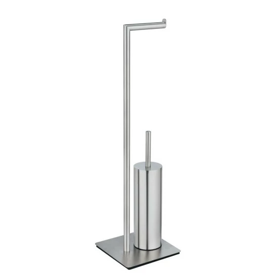 Wenko Stand WC-Garnitur Recco Edelstahl Satiniert 9 Wenko Stand WC-Garnitur Recco Edelstahl Satiniert – Bild 7