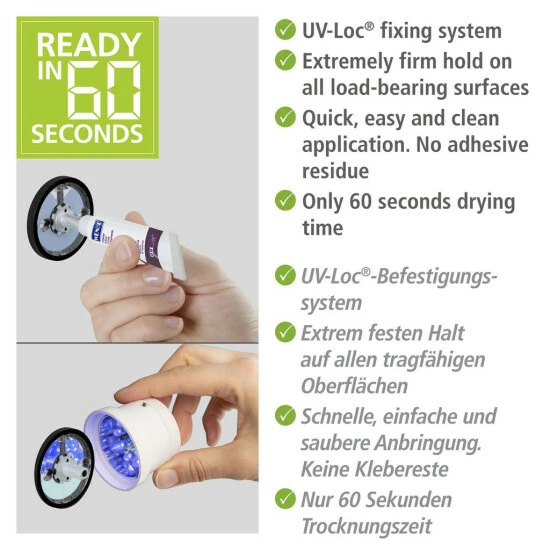 Wenko UV-Loc® Toilettenpapierhalter Maribor 5 Wenko UV-Loc® Toilettenpapierhalter Maribor – Bild 3