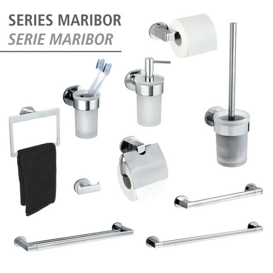 Wenko UV-Loc® Toilettenpapierhalter Maribor 7 Wenko UV-Loc® Toilettenpapierhalter Maribor – Bild 5