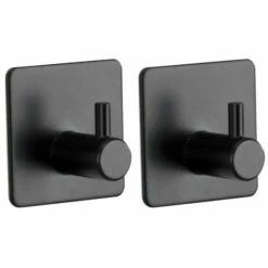 Wenko Wandhaken Ureo Schwarz, 2er -Günstiges Wenko Geschäft unnamed file 31497