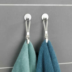 Klemm-Ösen STABILO, Handtuch-Aufhänger, 4 Stück, WENKO - WENKO -Günstiges Wenko Geschäft unnamed file 315