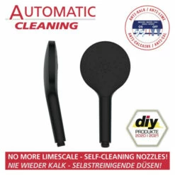 Wenko Duschkopf Automatic Cleaning Schwarz -Günstiges Wenko Geschäft unnamed file 31538
