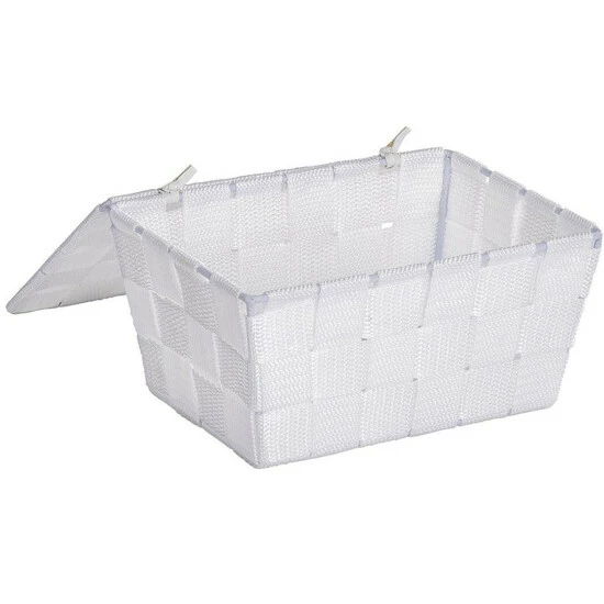 Wenko Aufbewahrungskorb Mit Deckel Adria Grau 10 Wenko Aufbewahrungskorb Mit Deckel Adria Grau – Bild 8