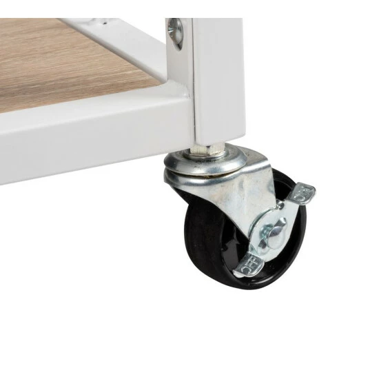 Wenko Küchenwagen Rustico Sonoma /Weiß 7 Wenko Küchenwagen Rustico Sonoma /Weiß – Bild 5