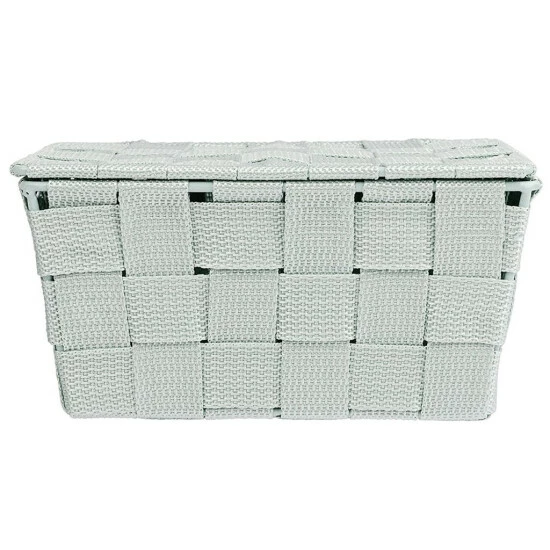 Wenko Aufbewahrungskorb Mit Deckel Adria Grau 17 Wenko Aufbewahrungskorb Mit Deckel Adria Grau – Bild 15