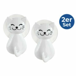Wenko Saughaken Katze Weiß 2er Set -Günstiges Wenko Geschäft unnamed file 31785