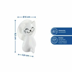 Wenko Saughaken Katze Weiß 2er Set -Günstiges Wenko Geschäft unnamed file 31786
