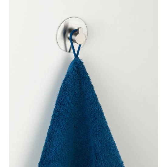 Wenko Strip-it Wandhaken Rina Silber-Matt Edelstahl 5 Wenko Strip-it Wandhaken Rina Silber-Matt Edelstahl – Bild 3