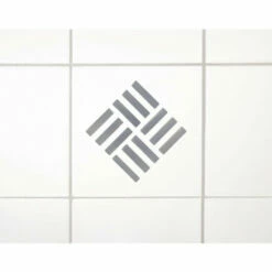 Wenko 18456100 3D-Fliesendekor Raute - 6er Set, Selbstklebend, Rückstandslos ...