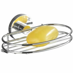 WENKO,Vacuum-Loc Seifenablage Milazzo - Befestigen Ohne Bohren, Stahl, Chrom