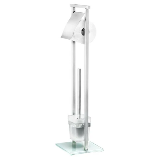 Wenko Stand WC-Garnitur Debar Edelstahl 11 Wenko Stand WC-Garnitur Debar Edelstahl – Bild 9