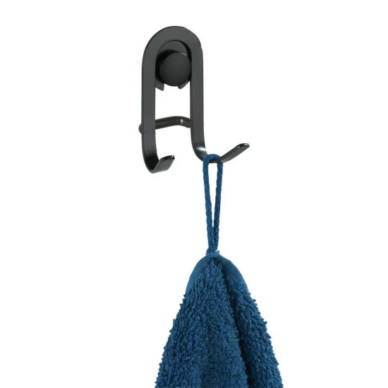 Wenko Wandhaken Classic Plus Black Mit Vacuum-Loc® Adapter 8 Wenko Wandhaken Classic Plus Black Mit Vacuum-Loc® Adapter – Bild 6