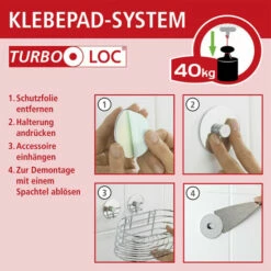 Wenko Turbo-Loc® Universalregal Premium -Günstiges Wenko Geschäft unnamed file 31923