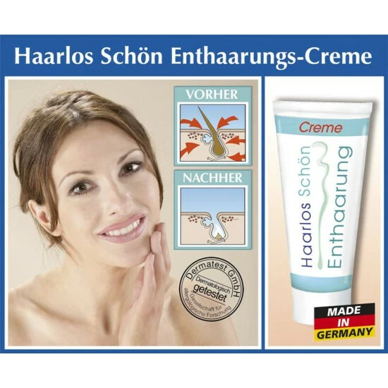 Wenko Haarlos Schön Enthaarungscreme 30 Ml 5 Wenko Haarlos Schön Enthaarungscreme 30 Ml – Bild 4