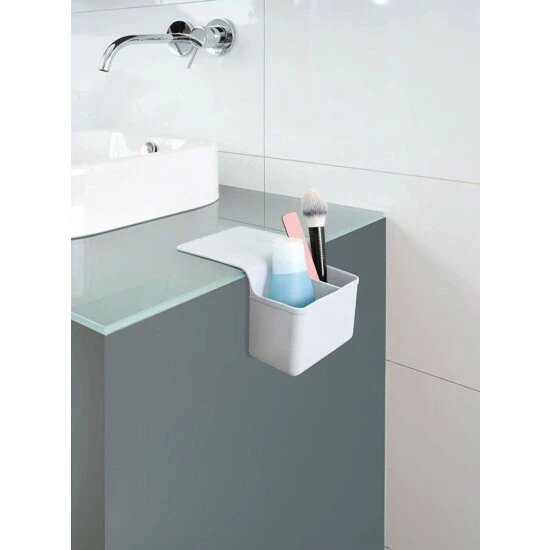 Wenko Kosmetik Organizer Duo Ampio Weiß 8 Wenko Kosmetik Organizer Duo Ampio Weiß – Bild 6