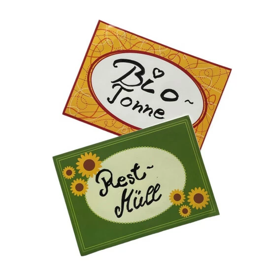 Wenko Mülltonnen Und Universal-Etiketten, DIN A5, Innen Und Aussenbereich Geeignet Mit Wasserfesten Stift Zur Beschriftung, 5 Tlg. 5 Wenko Mülltonnen Und Universal-Etiketten, DIN A5, Innen Und Aussenbereich Geeignet Mit Wasserfesten Stift Zur Beschriftung, 5 Tlg. – Bild 3