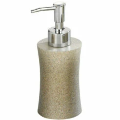 Seifenspender CASSANO STONE, WENKO Fassungsvermögen 0.2 L, Beige