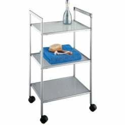 Wenko Aluminio Badwagen Terrassa 3 Etagen