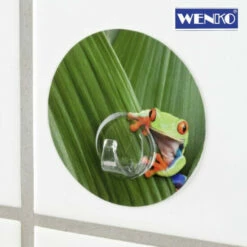 WENKO Static-Loc Wandhaken Uno Frog - Befestigen Ohne Bohren, 8.5x2x8.5 Cm, Mehrfarbig -Günstiges Wenko Geschäft unnamed file 32167