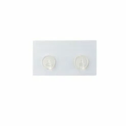 2x Wenko 20200100, Static Loc Hakenleiste, Weiß