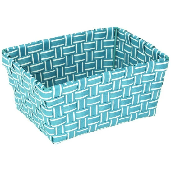 Wenko 20973100 Aufbewahrungskorb Salsa Long Petrol-weiß - Badkorb, Kunststoff - Polypropylen, 19 X 9 X 14 Cm, Petrol 3 Wenko 20973100 Aufbewahrungskorb Salsa Long Petrol-weiß - Badkorb, Kunststoff - Polypropylen, 19 X 9 X 14 Cm, Petrol