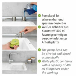 Wenko Einbau Seifen- Und Spülmittelspender Monti -Günstiges Wenko Geschäft unnamed file 322