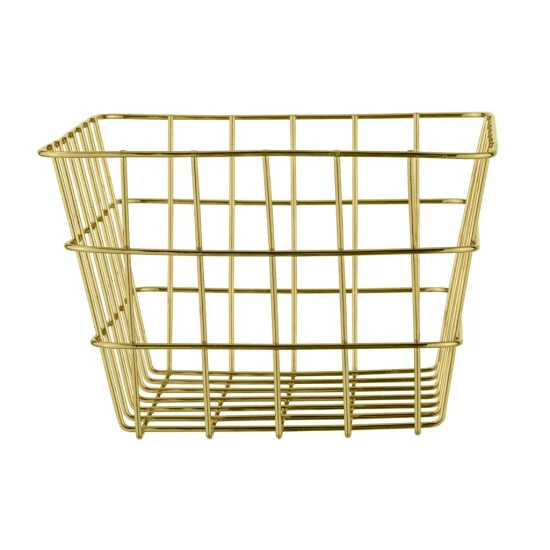 Wenko Aufbewahrungskorb Viana Gold 5 Wenko Aufbewahrungskorb Viana Gold – Bild 3