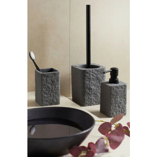 Wenko WC-Garnitur Villata Grau 5 Wenko WC-Garnitur Villata Grau – Bild 3