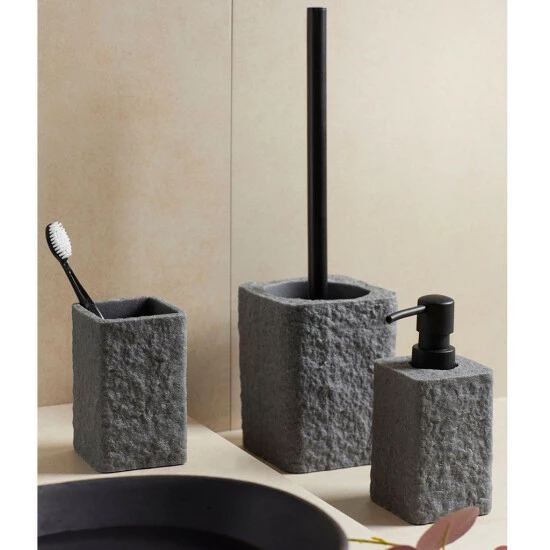 Wenko WC-Garnitur Villata Grau 7 Wenko WC-Garnitur Villata Grau – Bild 5