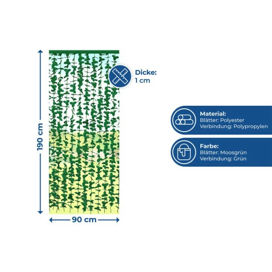 Wenko Blättervorhang Liane 6 Wenko Blättervorhang Liane – Bild 4