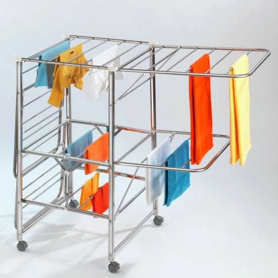 Wenko Wäschetrockner Edelstahl Mobil 4 Wenko Wäschetrockner Edelstahl Mobil – Bild 2