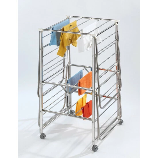 Wenko Wäschetrockner Edelstahl Mobil 14 Wenko Wäschetrockner Edelstahl Mobil – Bild 12