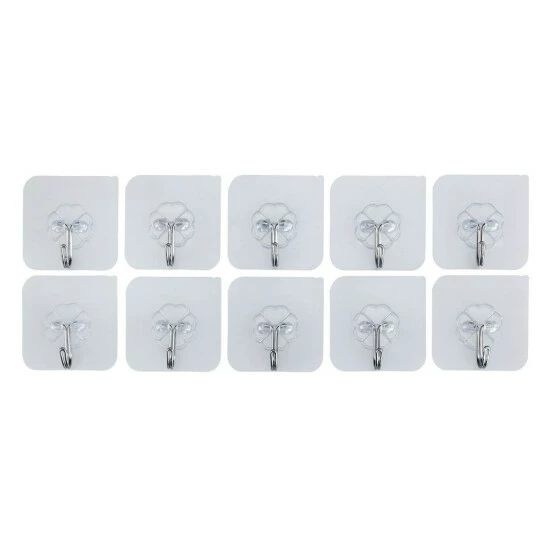 Multifunktionale Haken, 10 Stück, Selbstklebend, WENKO 6 Multifunktionale Haken, 10 Stück, Selbstklebend, WENKO – Bild 4