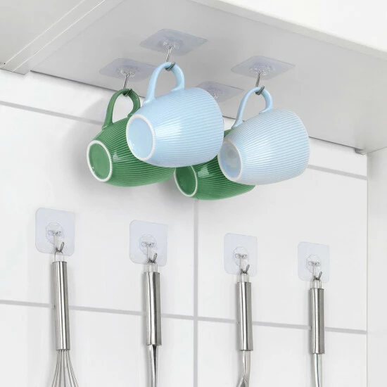 Multifunktionale Haken, 10 Stück, Selbstklebend, WENKO 9 Multifunktionale Haken, 10 Stück, Selbstklebend, WENKO – Bild 7