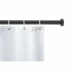 Wenko Teleskop-Duschstange Luz 70 - 115 Cm, Schwarz