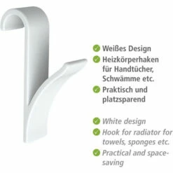 Wenko Haken Für Handtuchheizkörper Weiß 2er Set -Günstiges Wenko Geschäft unnamed file 3389