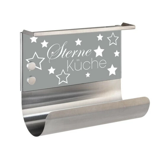 Wenko Magnetischer Rollenhalter Sterneküche Grau 7 Wenko Magnetischer Rollenhalter Sterneküche Grau – Bild 5