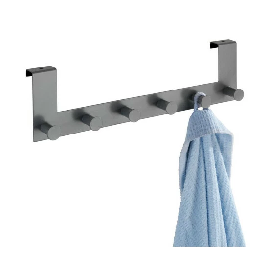 Wenko Türgarderobe Celano Grau 4 Wenko Türgarderobe Celano Grau – Bild 2