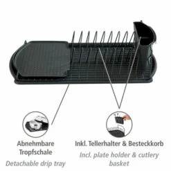 Wenko Geschirrabtropfer Basic Schwarz -Günstiges Wenko Geschäft unnamed file 3547