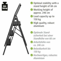 Wenko Alu-Klapptrittleiter Compact 3-stufig Schwarz 19 Wenko Alu-Klapptrittleiter Compact 3-stufig Schwarz -Günstiges Wenko Geschäft unnamed file 3627