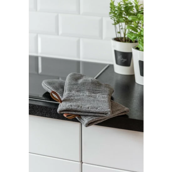 Wenko Topfhandschuhe Ada Stripes Grau 7 Wenko Topfhandschuhe Ada Stripes Grau – Bild 5