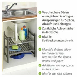 Wenko Küchen-Unterschrankregal Flexi -Günstiges Wenko Geschäft unnamed file 3734