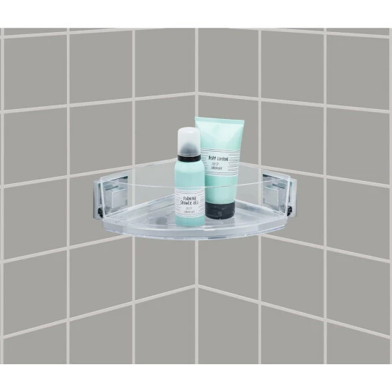 Wenko Vacuum-Loc® Eckablage Quadro Edelstahl 6 Wenko Vacuum-Loc® Eckablage Quadro Edelstahl – Bild 4