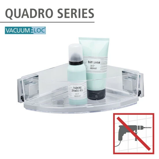 Wenko Vacuum-Loc® Eckablage Quadro Edelstahl 10 Wenko Vacuum-Loc® Eckablage Quadro Edelstahl – Bild 8