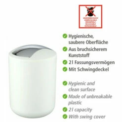 Wenko Kosmetikeimer Brasil Weiß S -Günstiges Wenko Geschäft unnamed file 3792