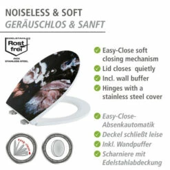 Wenko Premium WC-Sitz Peony Mit Relief -Günstiges Wenko Geschäft unnamed file 3973