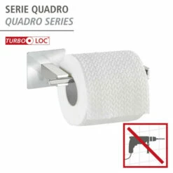 Wenko Turbo-Loc® Edelstahl Toilettenpapierhalter Ohne Deckel Quadro 16 Wenko Turbo-Loc® Edelstahl Toilettenpapierhalter Ohne Deckel Quadro -Günstiges Wenko Geschäft unnamed file 3979