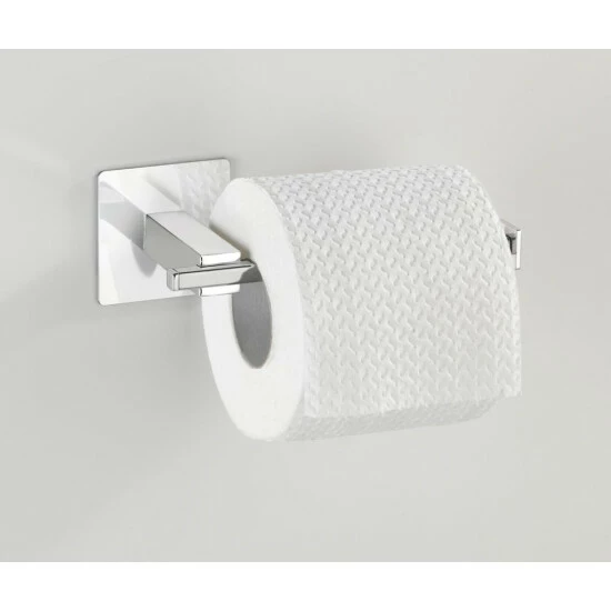 Wenko Turbo-Loc® Edelstahl Toilettenpapierhalter Ohne Deckel Quadro 8 Wenko Turbo-Loc® Edelstahl Toilettenpapierhalter Ohne Deckel Quadro – Bild 6