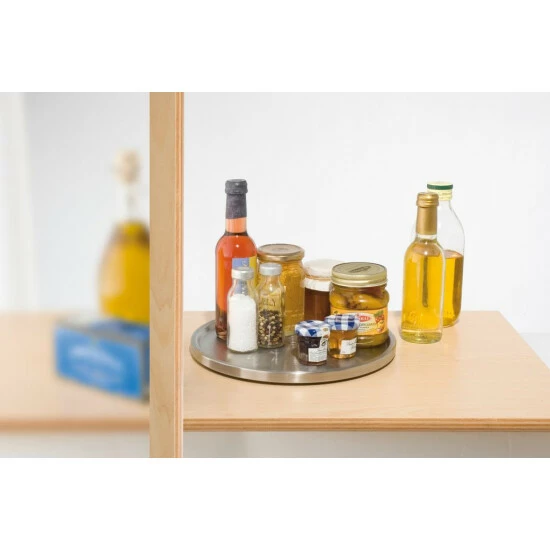 Wenko Schrankrondell Uno Edelstahl 4 Wenko Schrankrondell Uno Edelstahl – Bild 2